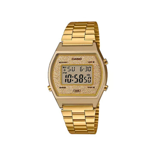 Casio Vintage B640WGG-9 ženski sat Sparkle Retro Edition Gold Tone