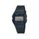 Casio Vintage F-91W-1 unisex Legendary Slim Digital Micro Light Iconic Desing Black Deep Blue Line 35mm Bestseller