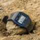 Casio Vintage F-91W-1 unisex Legendary Slim Digital Micro Light Iconic Desing Black Deep Blue Line 35mm Bestseller