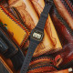 Casio Vintage F-91WG-9 unisex Legendary Slim Digital Micro Light Iconic desing Gold detail