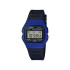 Casio Vintage F-91WM-2A unisex Legendary Slim Digital Micro Light Iconic desing Black Neon Blue detail