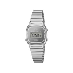 Casio Vintage LA670WES-7A ženski sat Mini Digital Edition Silver Tone Mirror Finishing Face Display 25mm