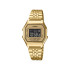 Casio Vintage LA680WGA-9B ženski sat Octagon Digital Mid Size Gold Tone Dark Display Edition