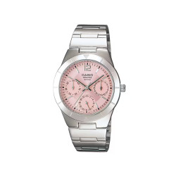 Casio LTP-2069D-4A ženski sat Day Date Light Pink Dial
