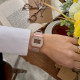 Casio Vintage LW-204-4A ženski sat Casual Digital Nude Rose Gold
