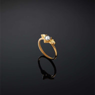 Chiara Ferragni J19AVH08016 prsten Cupido Heart White Zirkon Gold Tone Veličina 56