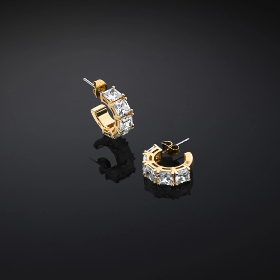 Chiara Ferragni J19AVJ24 minđuše alke Classic Gold Tone 16mm