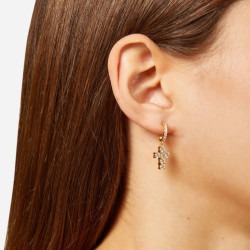Chiara Ferragni  J19AWC12 minđuše Cross Gold Tone 