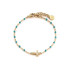 Chiara Ferragni J19AYT08 narukvica Croos Turquoise Small 18k Gold Plated Stainless Steel