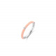TI SENTO 12225CP/52 prsten Classic White Zirconia 2mm Sterling Silver 925 Enamel Coral Pink Veličina 52