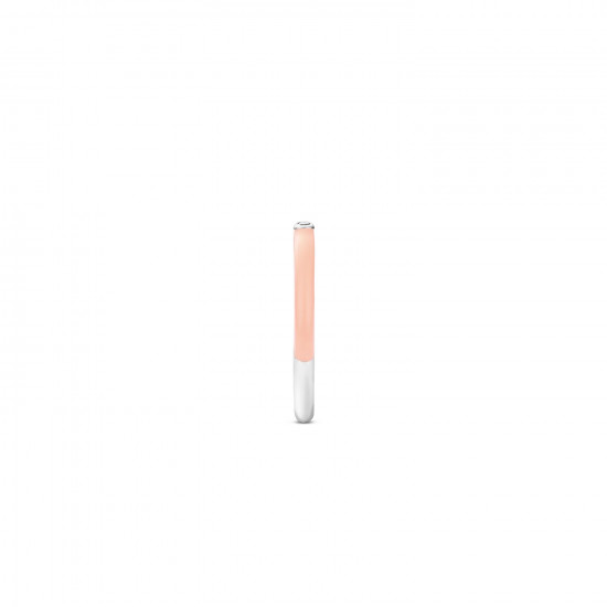 TI SENTO 12225CP/52 prsten Classic White Zirconia 2mm Sterling Silver 925 Enamel Coral Pink Veličina 52