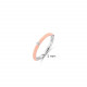 TI SENTO 12225CP/52 prsten Classic White Zirconia 2mm Sterling Silver 925 Enamel Coral Pink Veličina 52