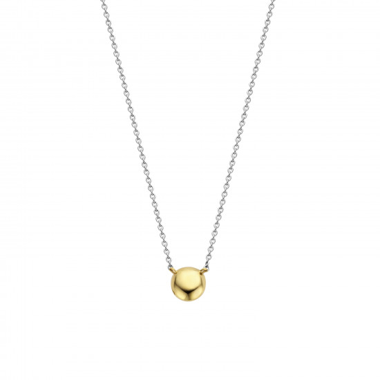 TI SENTO 34007YP/42 ogrlica Shell Pearl Yellow gold plated 8mm Sterling Silver 925