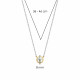 TI SENTO 34007YP/42 ogrlica Shell Pearl Yellow gold plated 8mm Sterling Silver 925