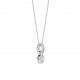 TI SENTO 6739ZI ogrlica Classic Round Zirconia 925 Sterling Silver Minimalistic