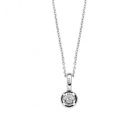 TI SENTO 6739ZI ogrlica Classic Round Zirconia 925 Sterling Silver Minimalistic