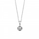 TI SENTO 6739ZI ogrlica Classic Round Zirconia 925 Sterling Silver Minimalistic