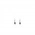 TI SENTO 7820BO mindjuše  Arrow Stud Black Oniks Detail Silver 925 15mm