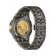 BULOVA 98A293 unisex Octava Automatic 251 Crystal Full Skeleton Gold Tone Detail Deep Gray Stainless Steel 42mm