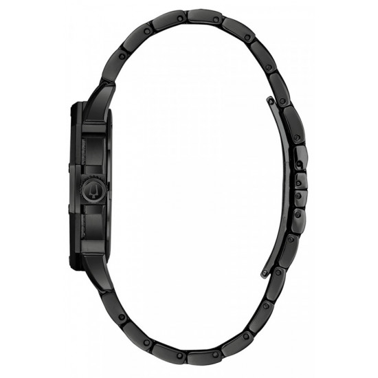 BULOVA 98C134 unisex Octava Multi-function 300 Crystals Black Stainless Steel 42mm