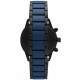 Emporio Armani AR70001 muški sat Mario Chronograph Black and Blue Color 43mm