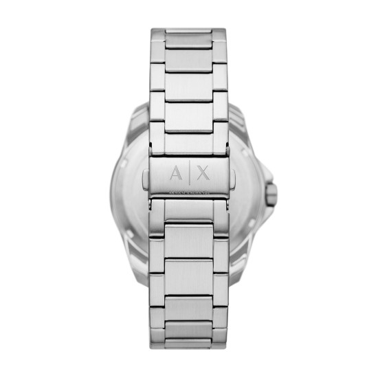 Armani Exchange AX1950 muški sat A|X Spencer Silver Stainless Steel Gradient Petrol Blue Dial 44mm 10ATM