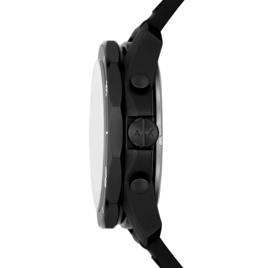 Armani Exchange AX1961 muški sat A|X Spencer Silicone Black Dial 44mm 10ATM