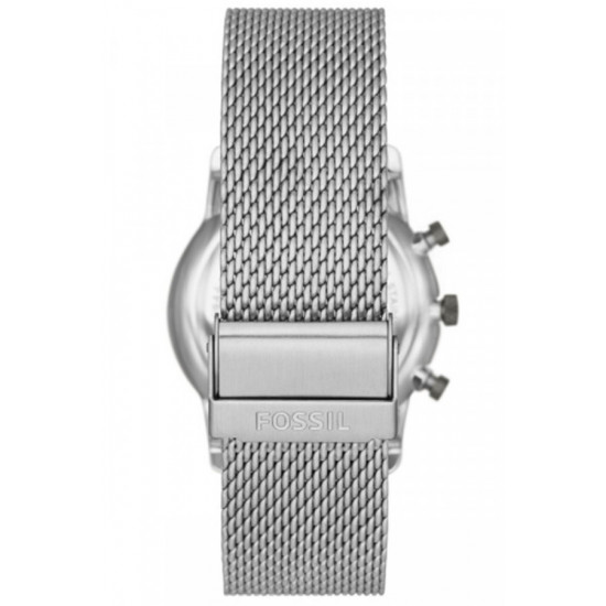 Fossil FS5944 muški sat Minimalist Monochromatic All Graphite Gray Mesh Band