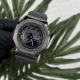 G-SHOCK GM-S2100MF-1A ženski sat Octagon Lady Metal Frame All Black Graphite 20ATM