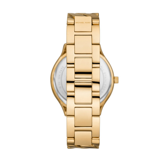 Michael Kors MK7472 ženski sat Slim Runway Gold-Tone Curb-Link Elegant 38mm