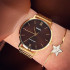 Casio MTP-VT01G-5B unisex Minimalist Grande Gold Tone Cafe Dial