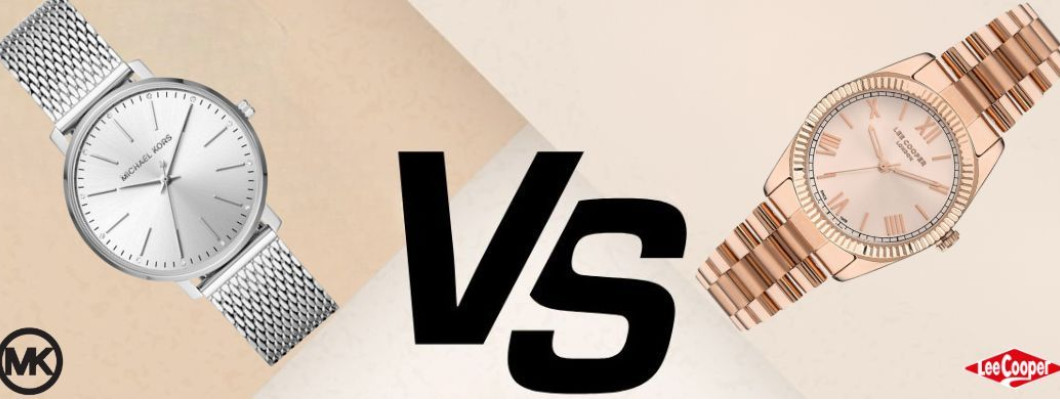 Michael Kors ili Lee Cooper satovi - Koji brend više opravdava cenu?