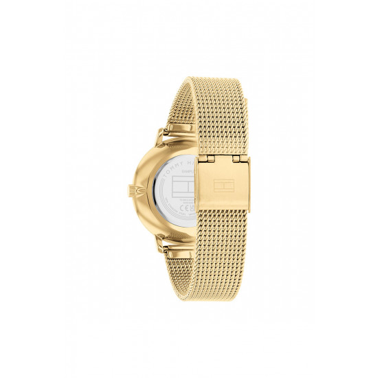 Tommy Hilfiger 1782668 muški sat Pippa Minimalist Gold Tone Stainless Steel Mesh Band Sunray Green Dial 35mm Bestseller