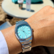 Lee Cooper London LC07985.300 ženski sat Retro Turquoise Textured Dial 33mm Bestseller