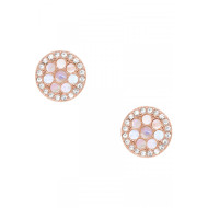 Fossil  JF02906791 mindjuše Merrit Mosaic Stainless Steel Rose Gold Tone Mother of Pearl 10mm