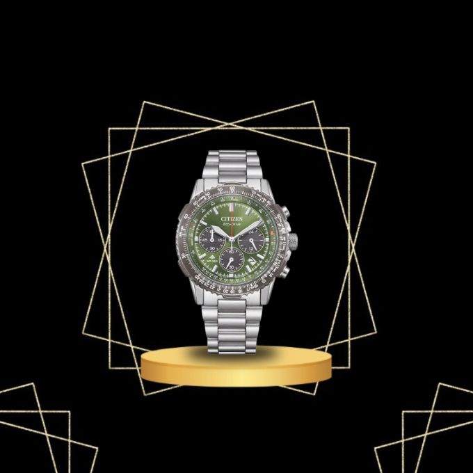 Citizen CA4664-60W Promaster pilotski sat sa zelenim brojčanikom